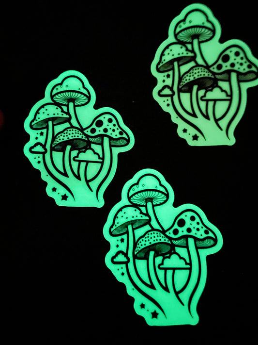 Glow In The Dark Starry Shrooms